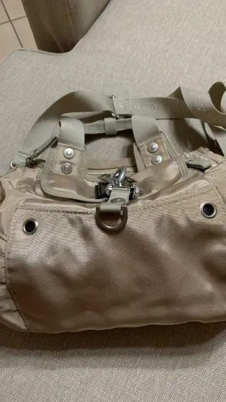 Borsa Sho-O Beige e Argento