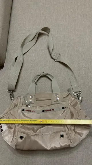 Borsa Sho-O Beige e Argento