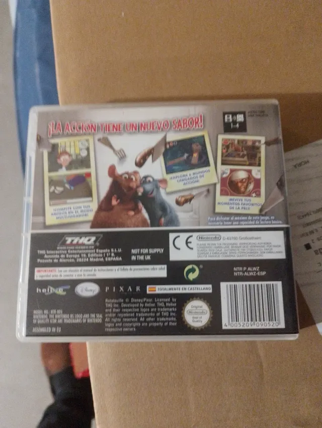 Videojuego Ratatouille Nintendo DS