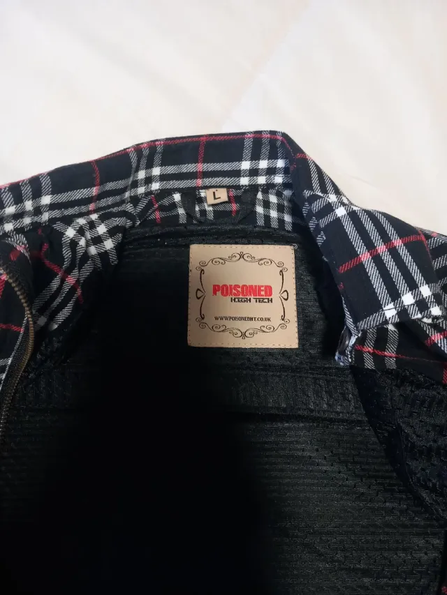 Cazadora motera Prisoner cuadros