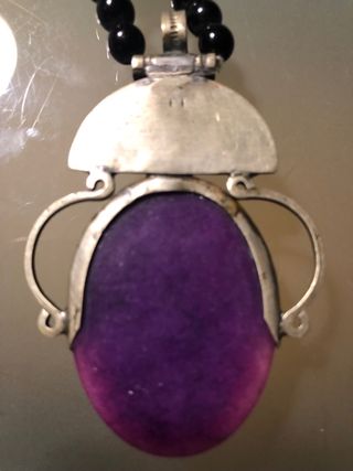 Collar Touareg Plata Rosa