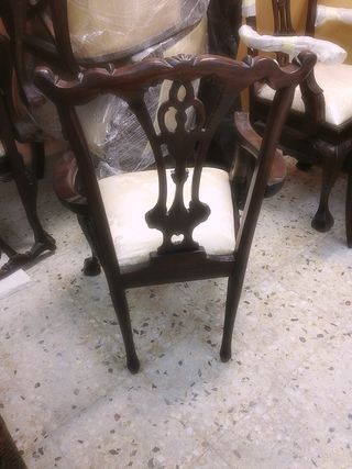 Sillas de Comedor de Madera Beige/Marrón