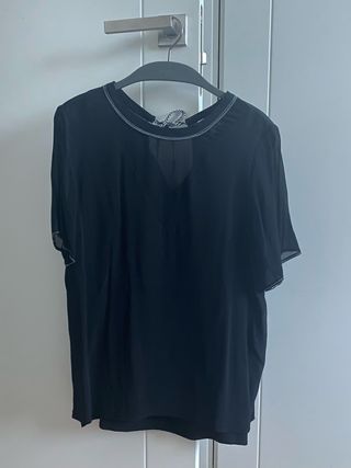 Blusa Bimba y Lola Negra Talla S