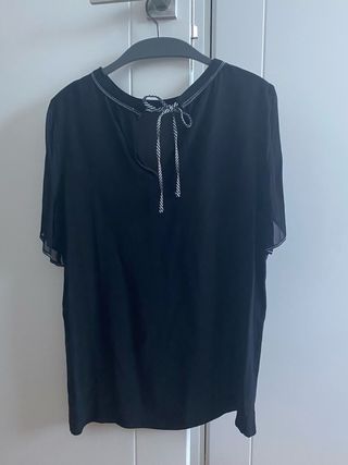 Blusa Bimba y Lola Negra Talla S