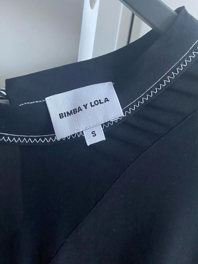 Blusa Bimba y Lola Negra Talla S