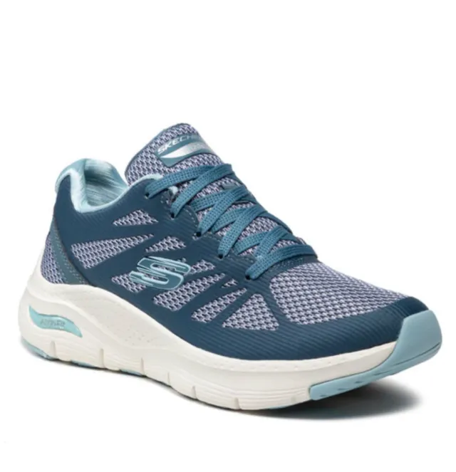 Zapatillas Skechers Mujer Azul/Teal