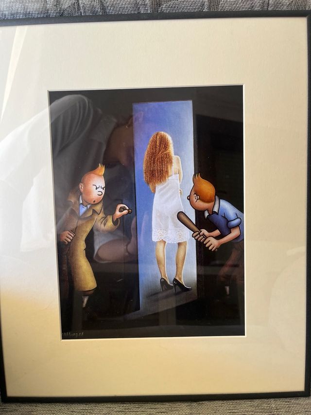 Cuadro Tintín Original Colección Única