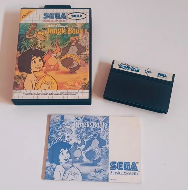 Sega Master System El Libro de la Selva Completo