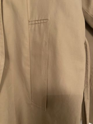 Gabardina Zara niña beige