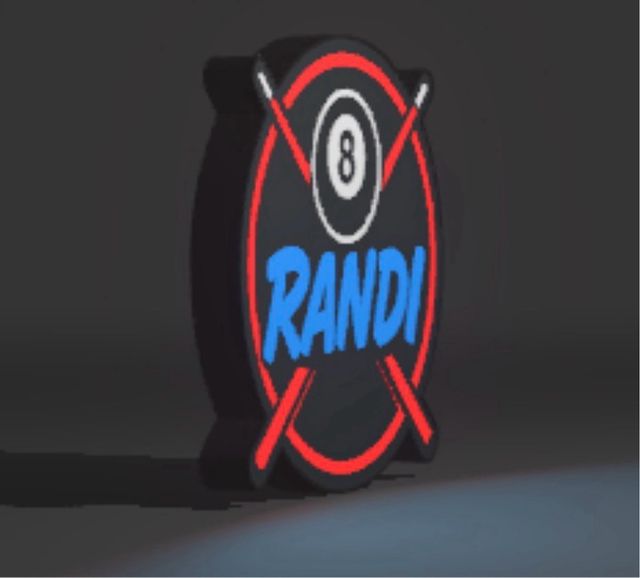 CARTEL LETRERO LED PERSONALIZABLE