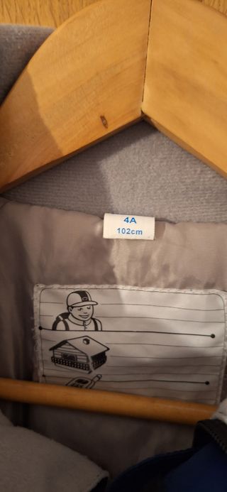 Mono de nieve azul para niñ@ T4