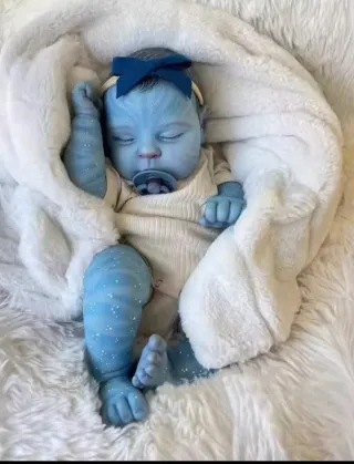 Muñeca Reborn Bebé Avatar vinilo silicona suave