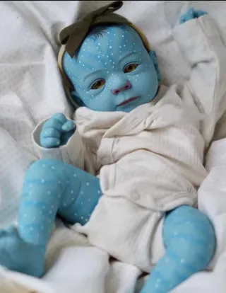 Muñeca Reborn Bebé Avatar vinilo silicona suave