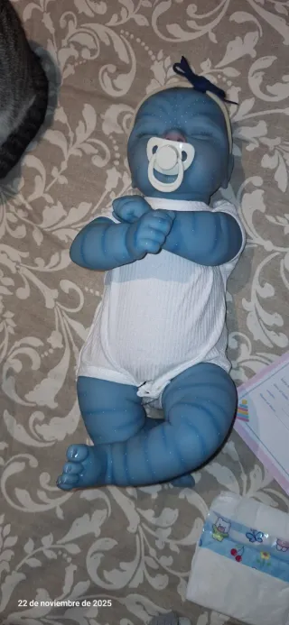 Muñeca Reborn Bebé Avatar vinilo silicona suave