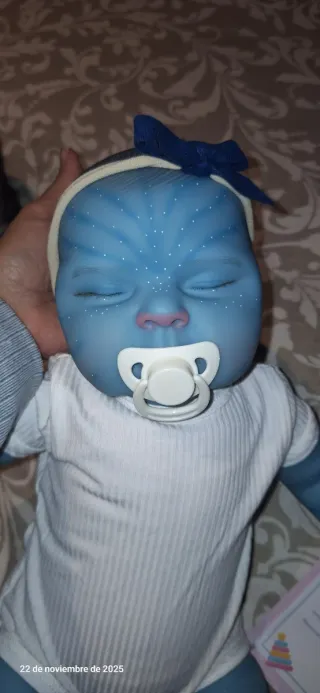 Muñeca Reborn Bebé Avatar vinilo silicona suave