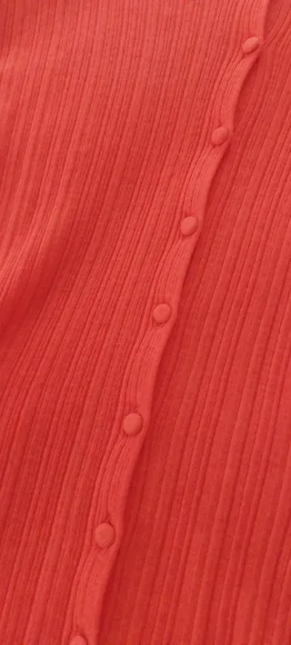 Sudadera Zara naranja con capucha M