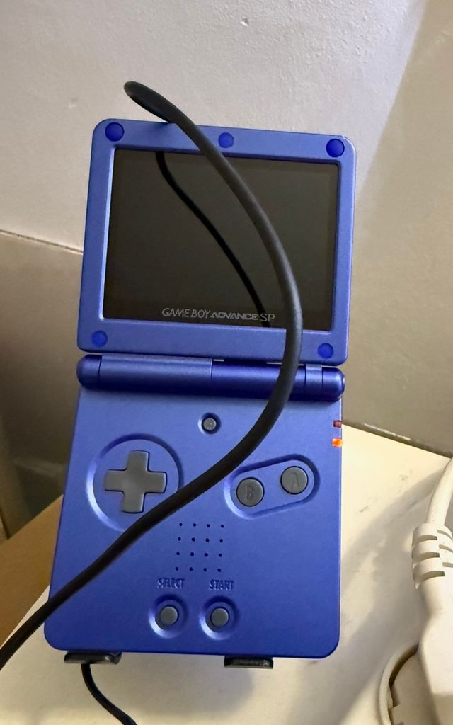 Game Boy Advance SP Pantalla IPS V5 Azul y Extras