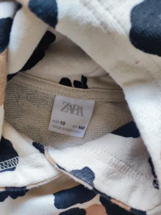 Sudadera estampado leopardo 10-12 años