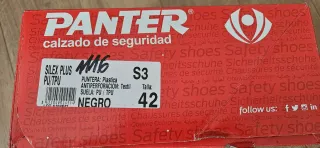 Botas de Seguridad Panter Negras y Azules