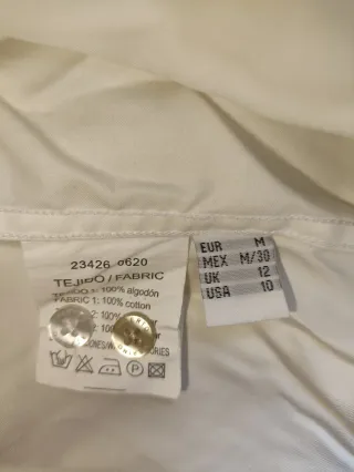 Camisa Blanca Roberto Verino Talla S