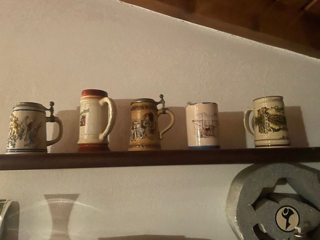 5 Bocc. Birra Bavaresi Ceramica Metallo