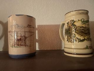 5 Bocc. Birra Bavaresi Ceramica Metallo