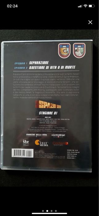 Spazio 1999 DVD Stagione 1 Episodi 1-2