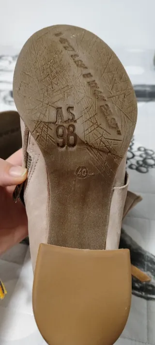 Botas AS98 Talla 40 Beige
