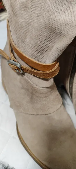 Botas AS98 Talla 40 Beige