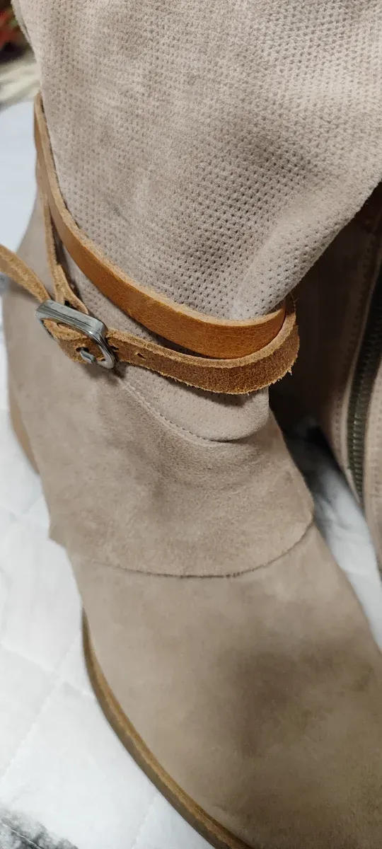 Botas AS98 Talla 40 Beige