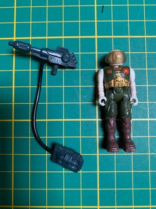 Starcom Figure Col Paul Crowbar Corbin Coleco
