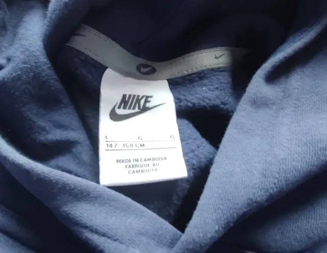 Sudadera Nike niño azul