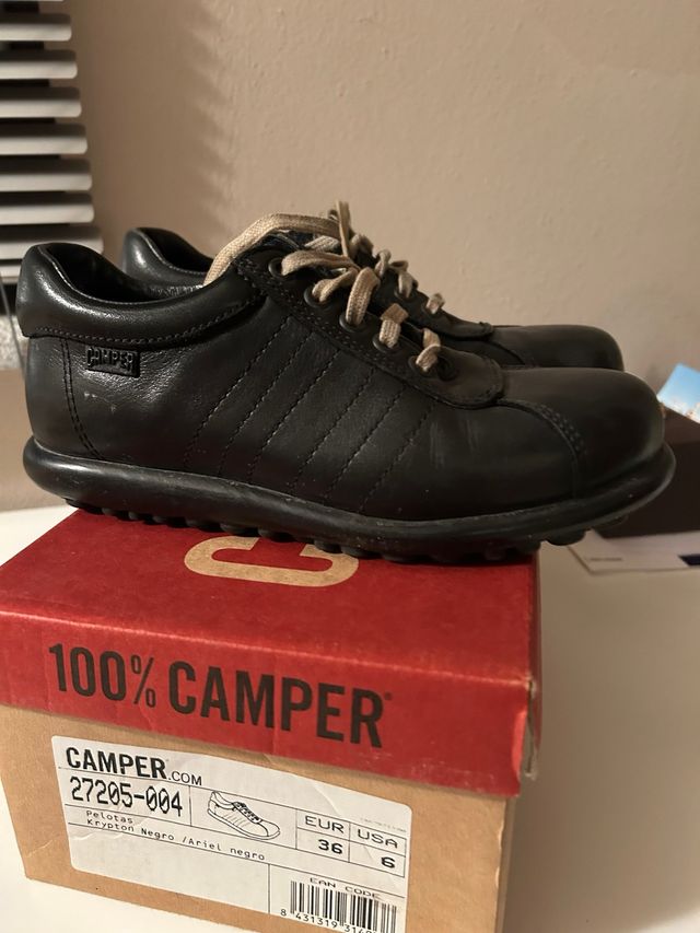 Camper Scarpe Stringate Nere Tg 36