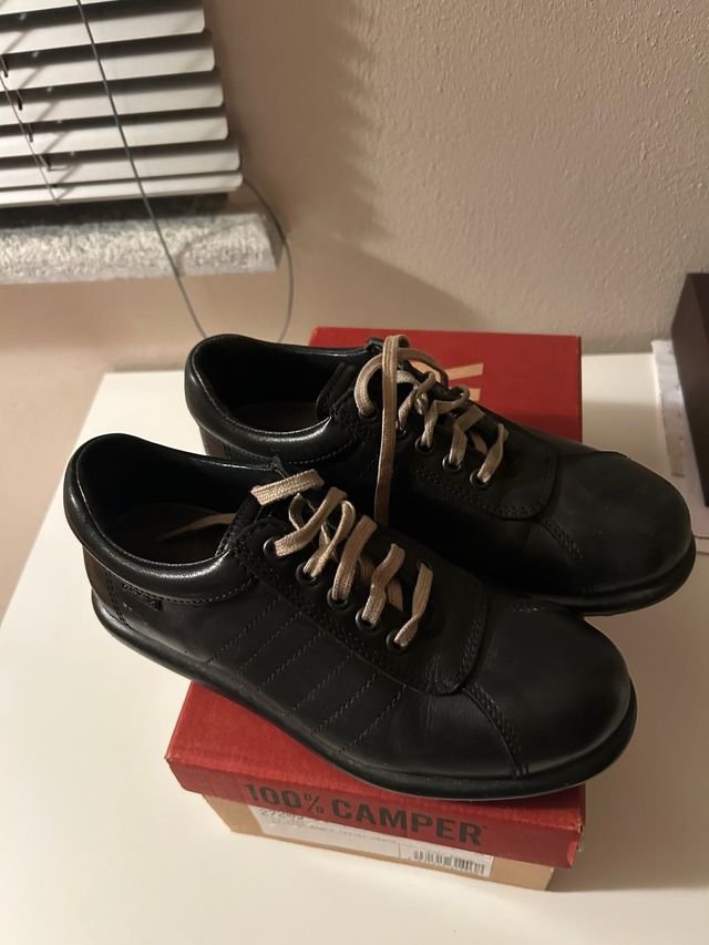 Camper Scarpe Stringate Nere Tg 36