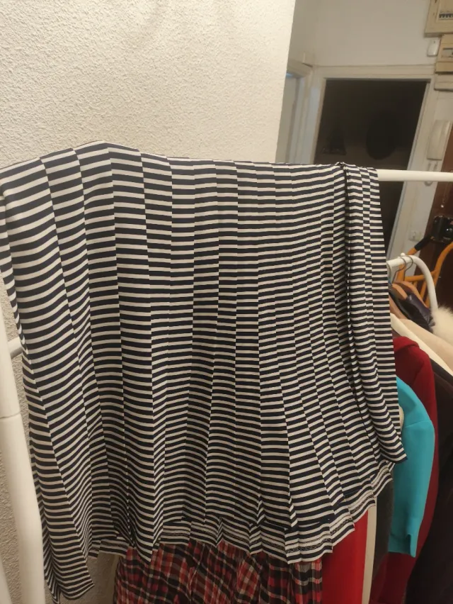 Falda marinera vintage plisada