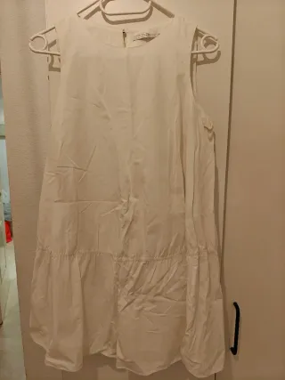 Vestido blanco ibicenco talla única