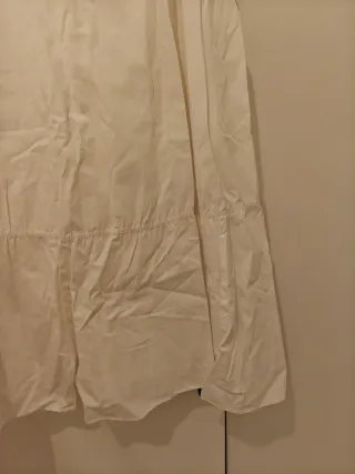 Vestido blanco ibicenco talla única