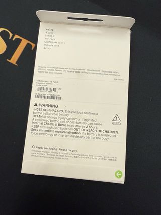 Apple AirTag (4 Pack) – Nuovi, Originali e Sigilla