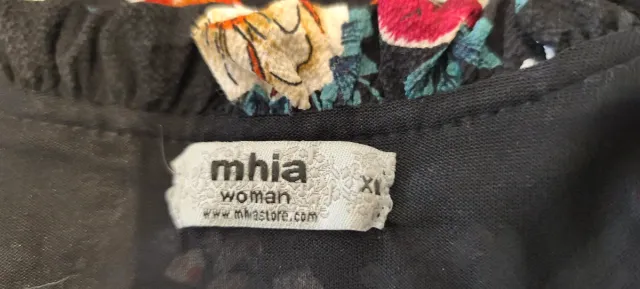 Vestido largo estampado floral