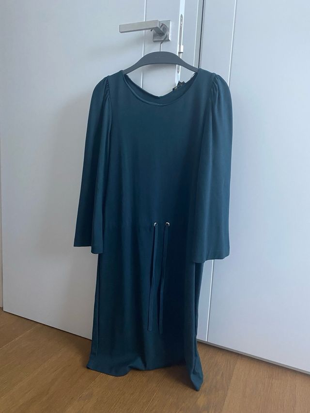 Vestido Massimo Dutti verde S