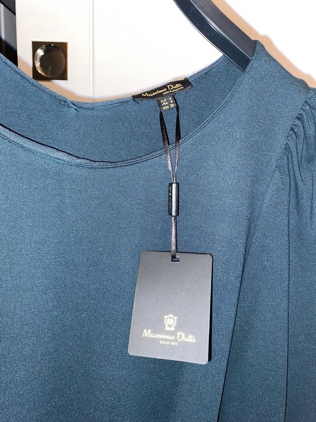 Vestido Massimo Dutti verde S