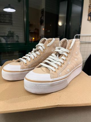 Zapatillas Adidas Nizza Beige - Talla 41