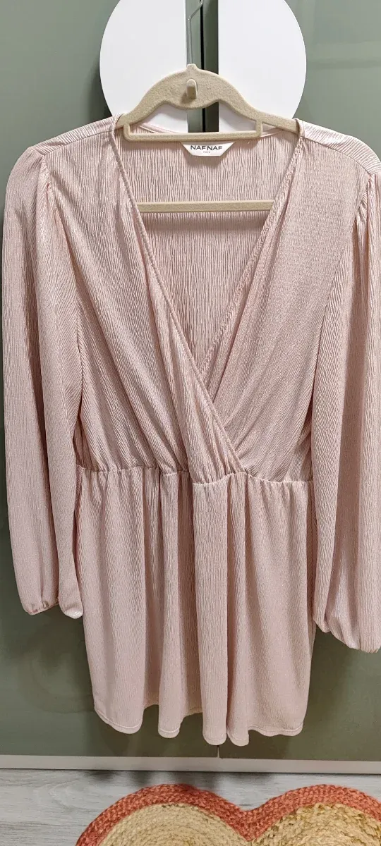 Vestido Naf Naf rosa talla 42
