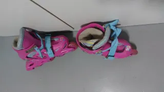 Patines en línea Barbie rosas