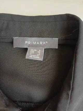 Camisa negra manga larga