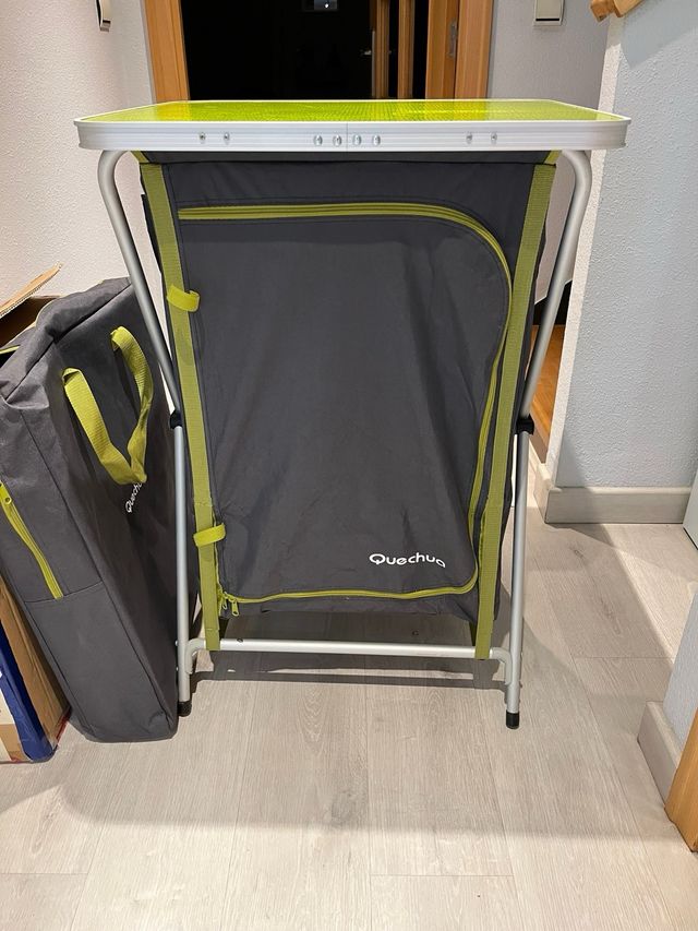 Mesa Cocina Camping Nueva con la caja