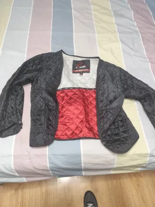 Chaqueta Moto Negra con Protecciones