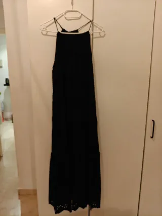 Vestido largo negro teen