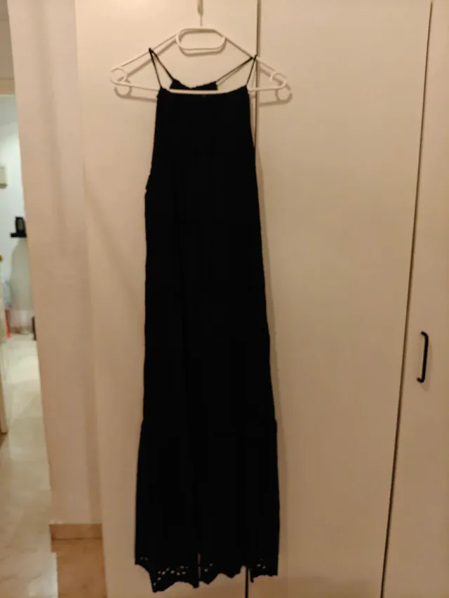 Vestido largo negro teen