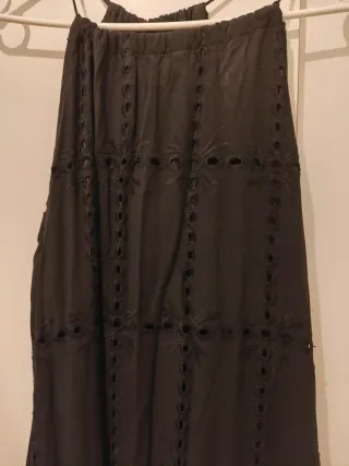 Vestido largo negro teen